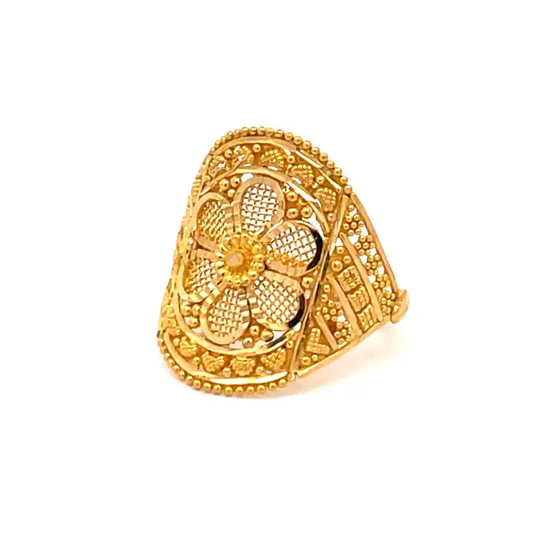 Ladies Fashion Ring in 22K Yellow Gold